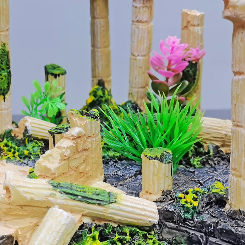 Ornement décoratif d'aquarium Mele Ruins