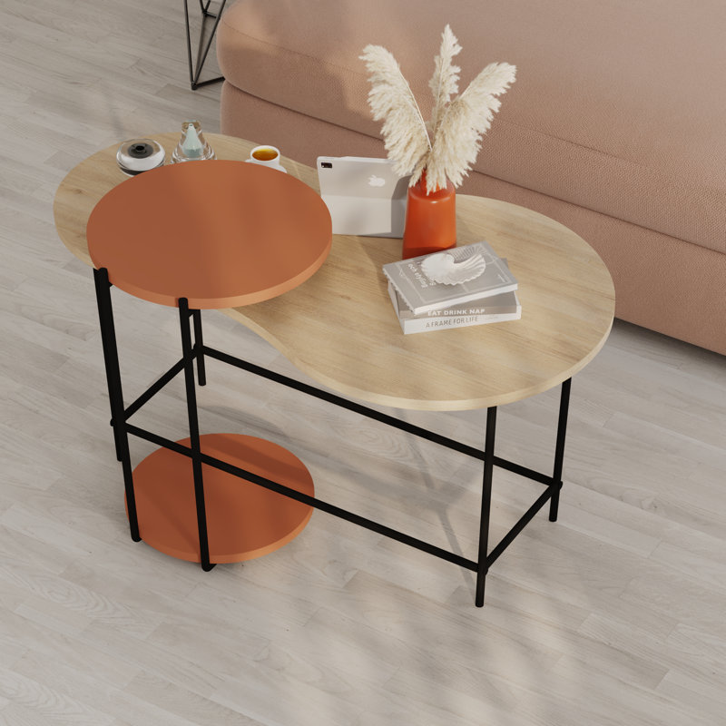 Adreona Four Leg Coffee Table, Cinnamon