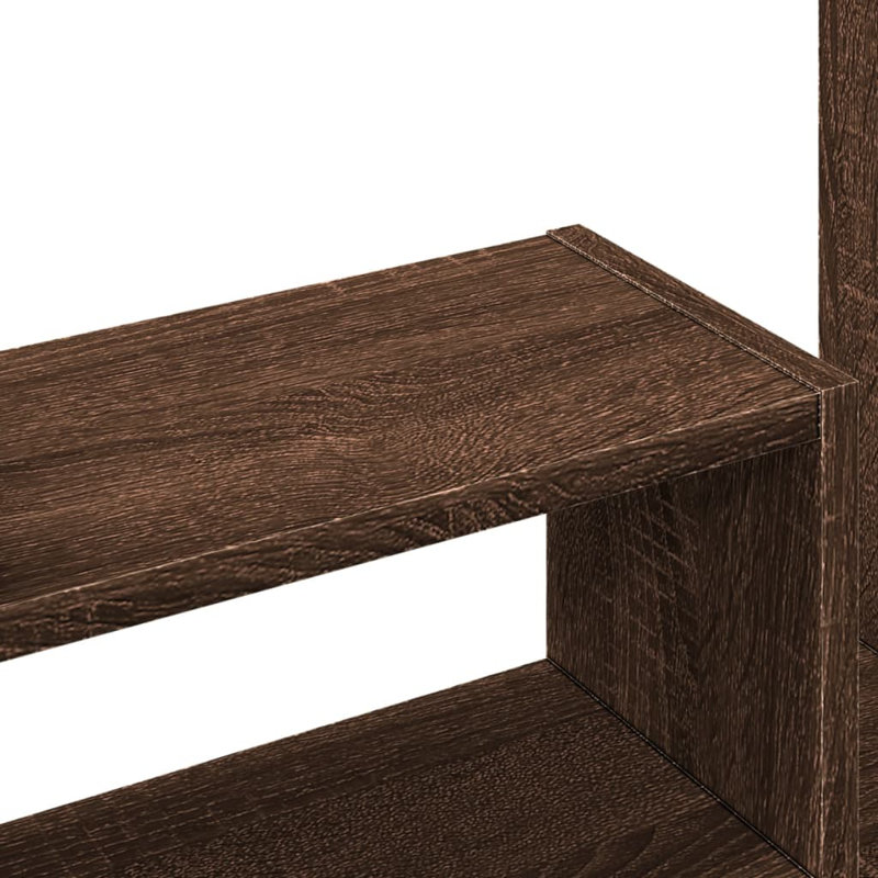  Desk Organiser 38.5X17x39 Cm Engineered Wood, Brown Oak