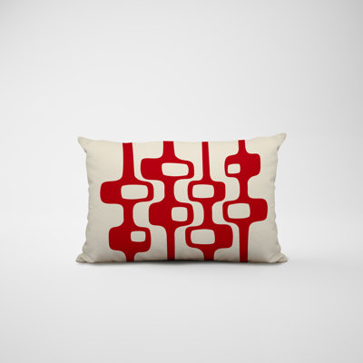 Housse et insert de coussin rectangulaire en polyester pour l'intérieur et l'extérieur