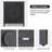 Maez Solid and Manufactured Wood 2-Door Accent Cabinet