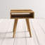 Table de bout en bois massif avec rangement Rabideau