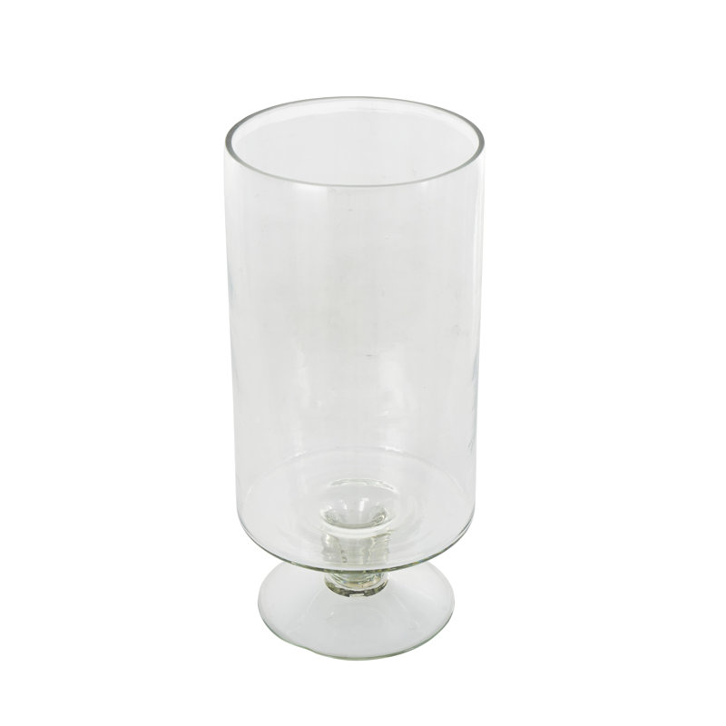 Porte-bougie rond en verre Perry and Grey