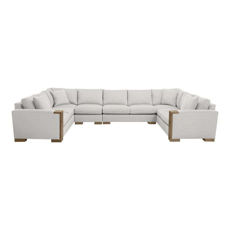 Abingdon By Michael Weiss Upholstered Sectional Symmetrical, Callaloo Cotton, Hampton
