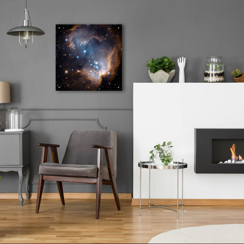  «Star Cluster NG 602» par Hubble, télescope en verre acrylique de la NASA, 24 po x 24 po