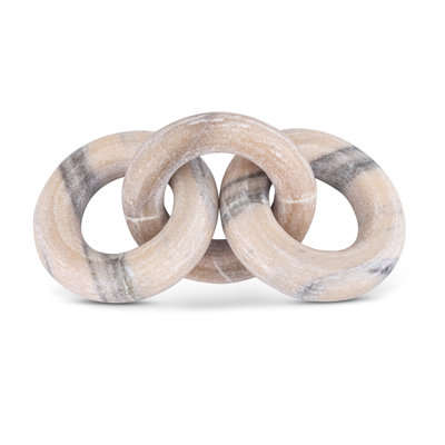 Rings Marble Decorative Object