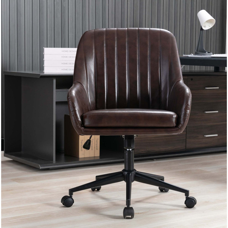 Chaise de travail, Brun foncé