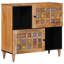 Solid Wood Rectangle Accent Cabinet