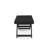 Seaview Fully Assembled All-Weather Recycled HDPE Outdoor Folding Side Table, Black-698633499