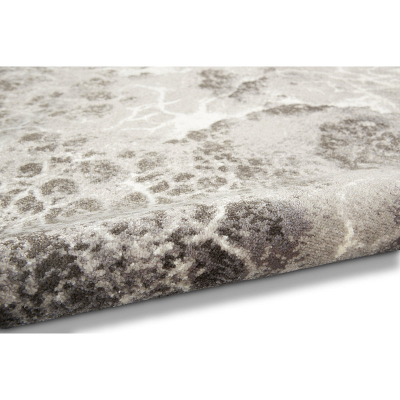 Viscose Abstract Indoor Rug, Rectangle 7'9" x 9'9"
