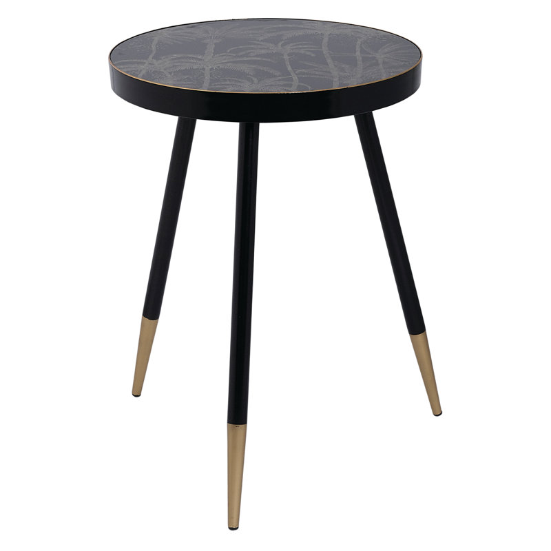 Glass Top End Table