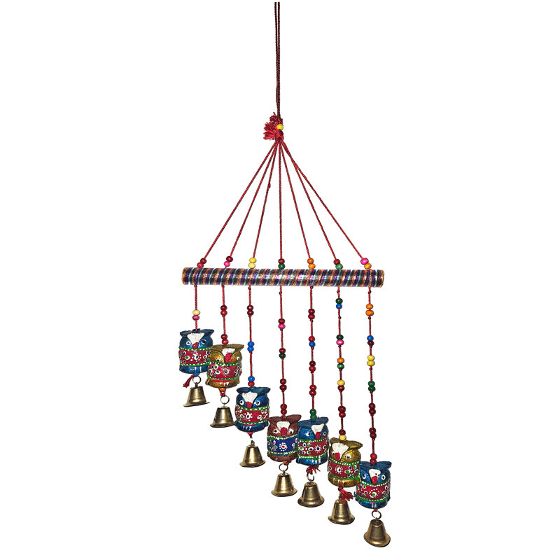 7 OWL Thread Hanging Chime