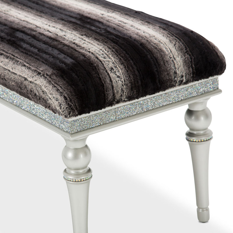 Melrose Plaza Upholstered Bench