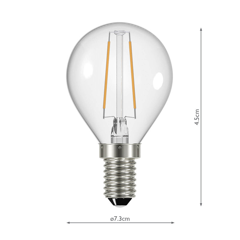 4W E14 Dimmable LED Vintage Edison Light Bulb