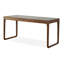 Bureau rectangulaire en bois massif avec tiroirs Walnut-1290692533