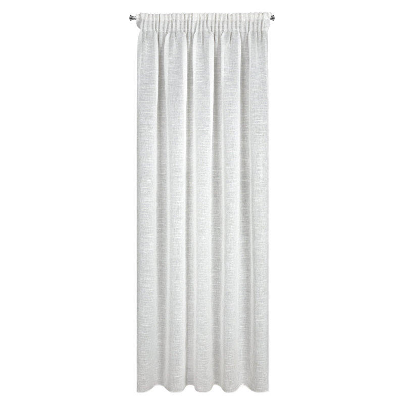 Jiya Semi Sheer Curtains Single Panel