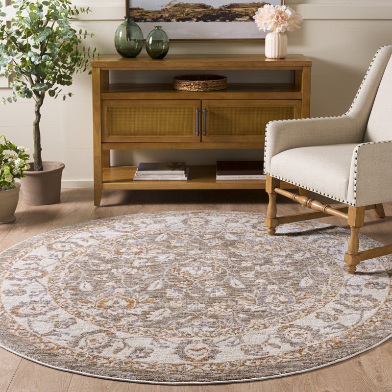 Martha Stewart 110 Performance Oriental Indoor Rug, Round 6'3"