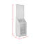 Armoire de jeu de fléchettes Picket House Furnishings Cyclone avec haut-parleur et DEL en noir (emballage 3A)