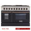 Cuisinière à convection autoportante 48 po 6,7 pi³-87868107-87868113