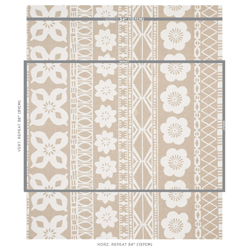 Tissu de Mme Howell, Naturel