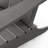 2 Pack Gray Foldable HDPE Patio Adirondack Outdoor Chairs-60429557