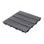 Paquet de 11 tuiles de terrasse en bois-plastique composite pour terrasse-114072914