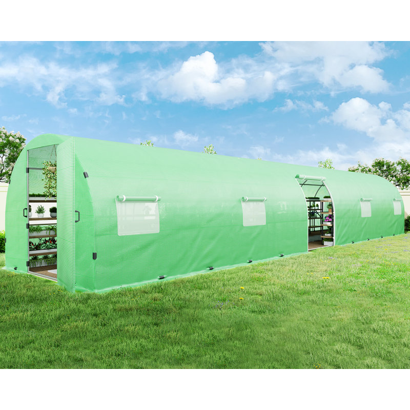 118" W x 528" D Hobby Greenhouse, Green