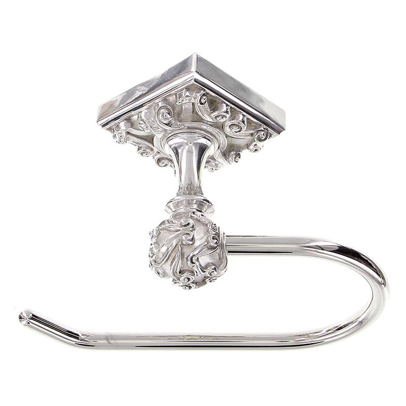 Sforza Wall Mounted Toilet Paper Holder, Polished Nickel