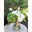 Green Hydrangea Real Touch Mixed Arrangement in Vase