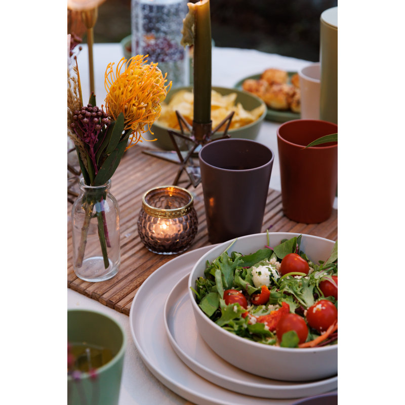 Mikasa Summer Recycled Plastic Shallow Bowls