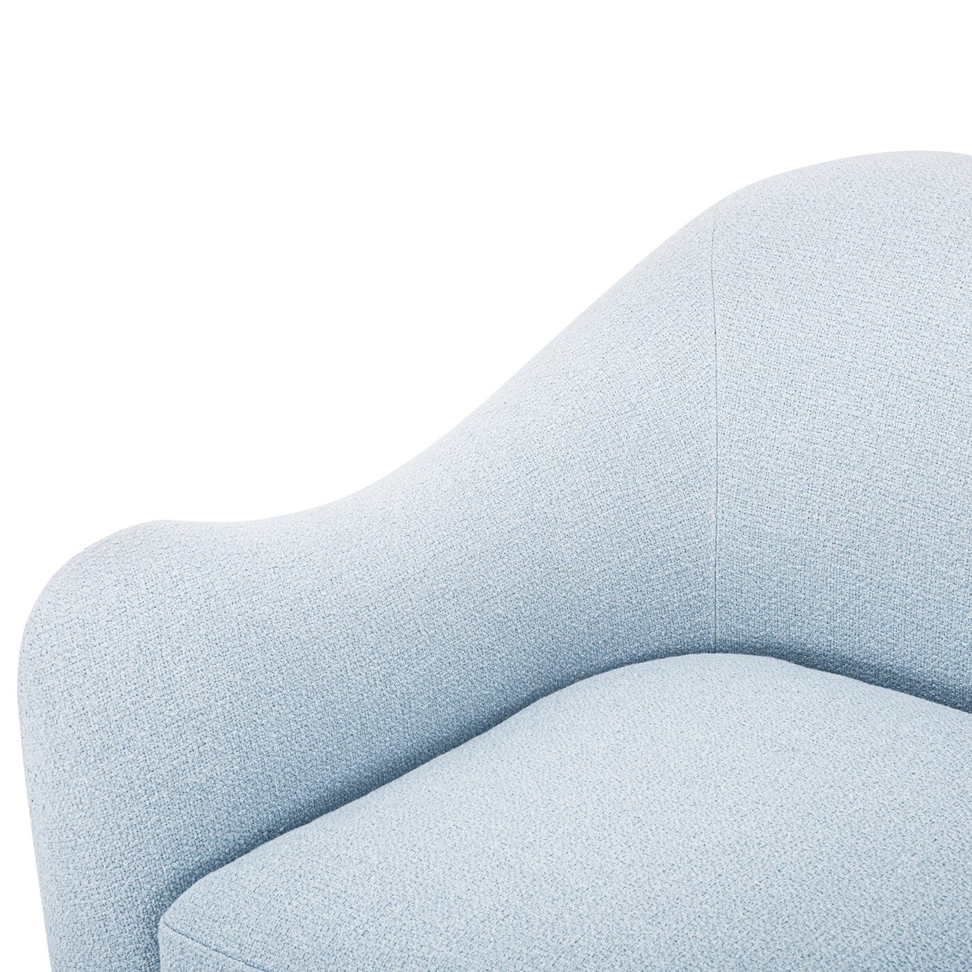 Elwood Armchair, Mist Blue Performance Weave