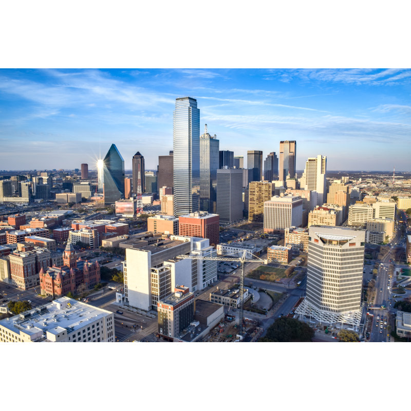 «Deserea Skyline Of Downtown Dallas» sur toile, H 32 po x l 48 po