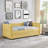 Twin Size Pop-Up Trundle Daybed, Upholstered And Tufted Sofa Bed For Versatile Sleeping And Seating Solutions-518399793-518399792