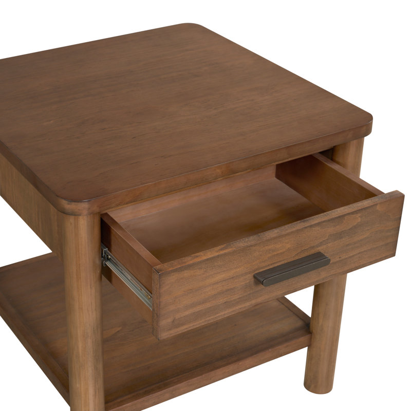 Shinji Nightstand, Dark Walnut