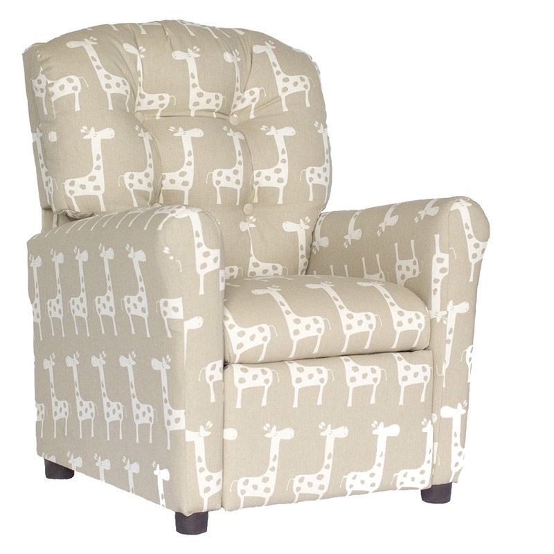 Brizio Kids 13'' Recliner Chair and Ottoman