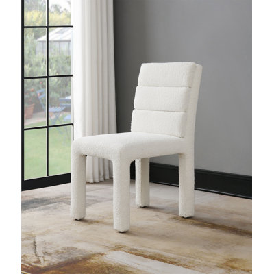 Ensemble de 2 chaises d'appoint Hettie Beige Boucle