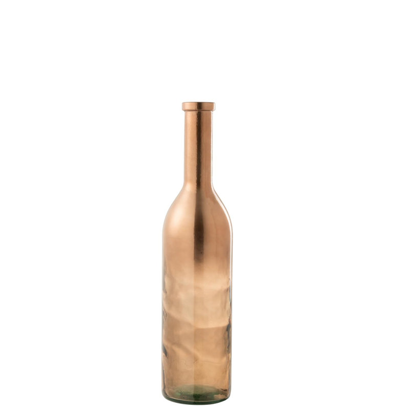 Emerico Glass Table Vase 1, 75cm H x 18cm W x 18cm D, Grey