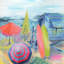 «Out in the Water», reproduction de peinture acrylique sur toile tendue-21995116
