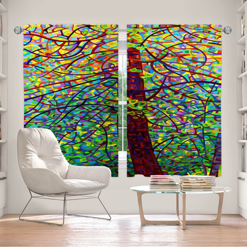 Room Darkening Curtain Pair, 56" W x 78" L