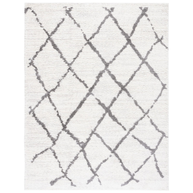 Tapis à poils longs Zettie, Rectangle 9 pi x 12 pi