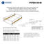 Glissières de tiroir à fermeture latérale de 18 po - Extension 3/4 capacité 75 lb. Finition blanche-90996050