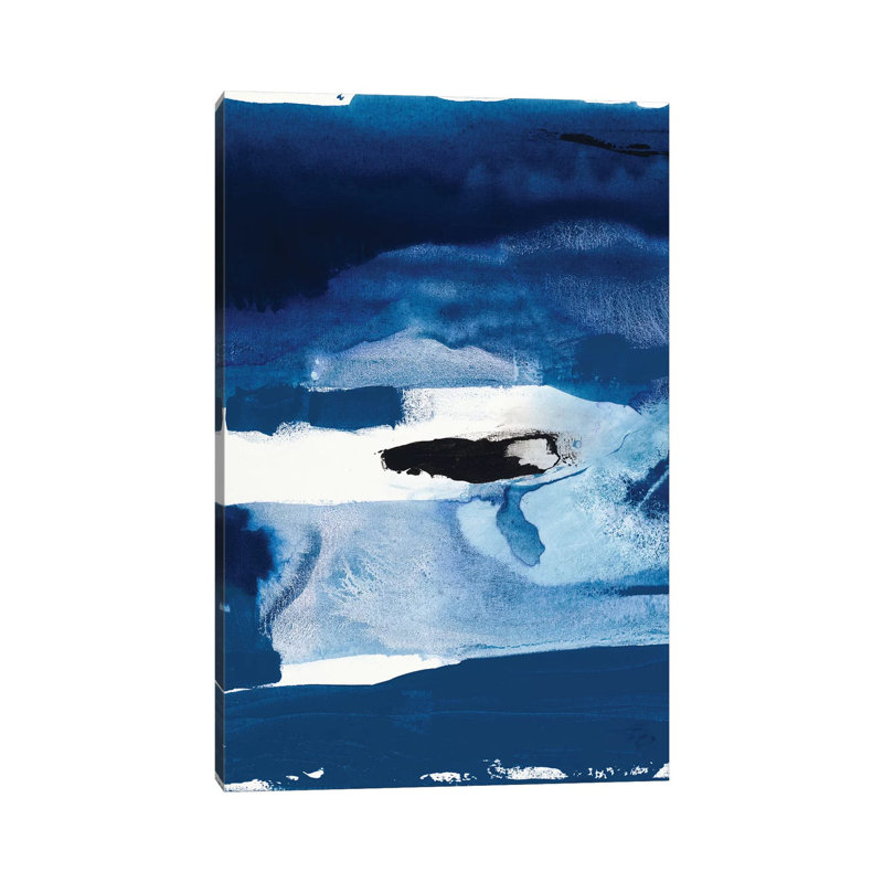Blue Amore II by Sisa Jasper - Gallery-Wrapped Canvas Giclée on Canvas, Wrapped Canvas, 30.48 cm H x 45.72 cm W
