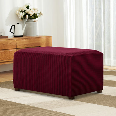 Pizarro Box Cushion Ottoman Slipcover
