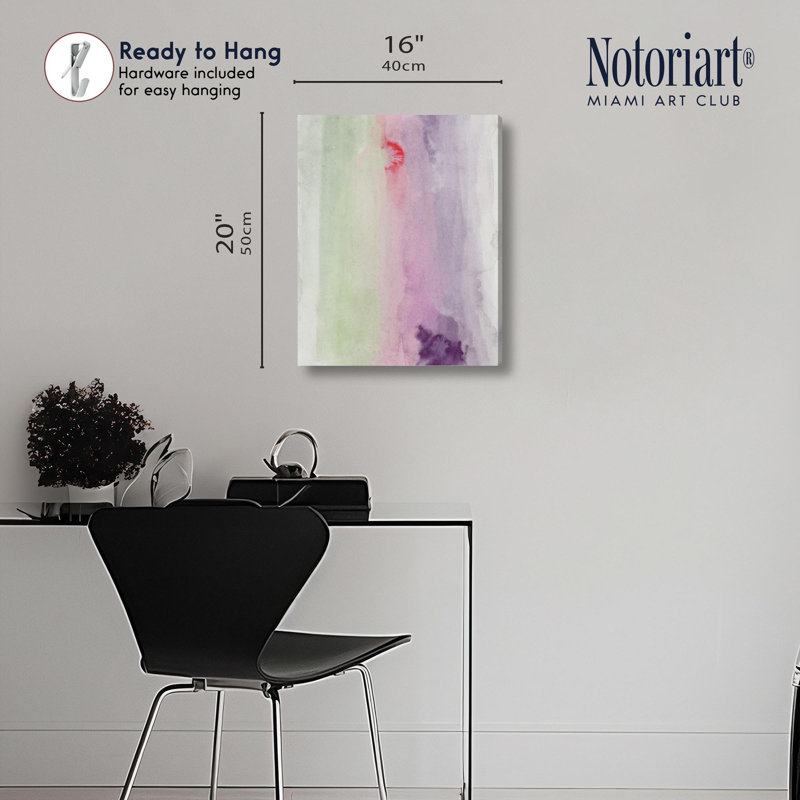 «Mint Sorbet Boho Decor», reproduction sur toile par Notoriart, H 16 po x l 20 po, Toile tendue avec châssis
