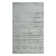 Handwoven Art Silk Gray Striped Area Rug
