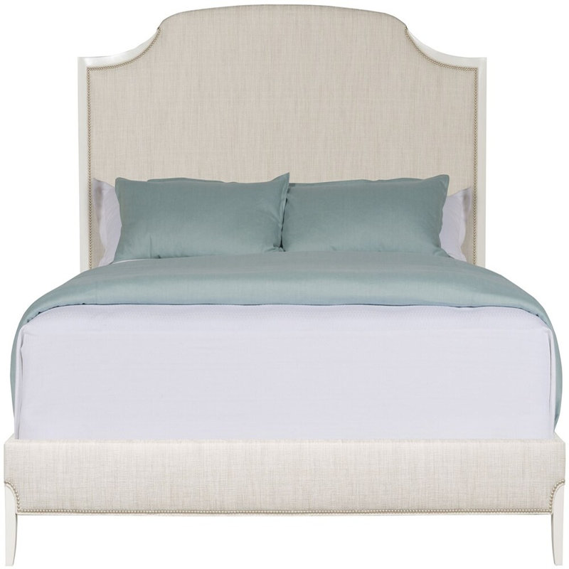 Lillet Solid Wood Scalloped Bed, Queen