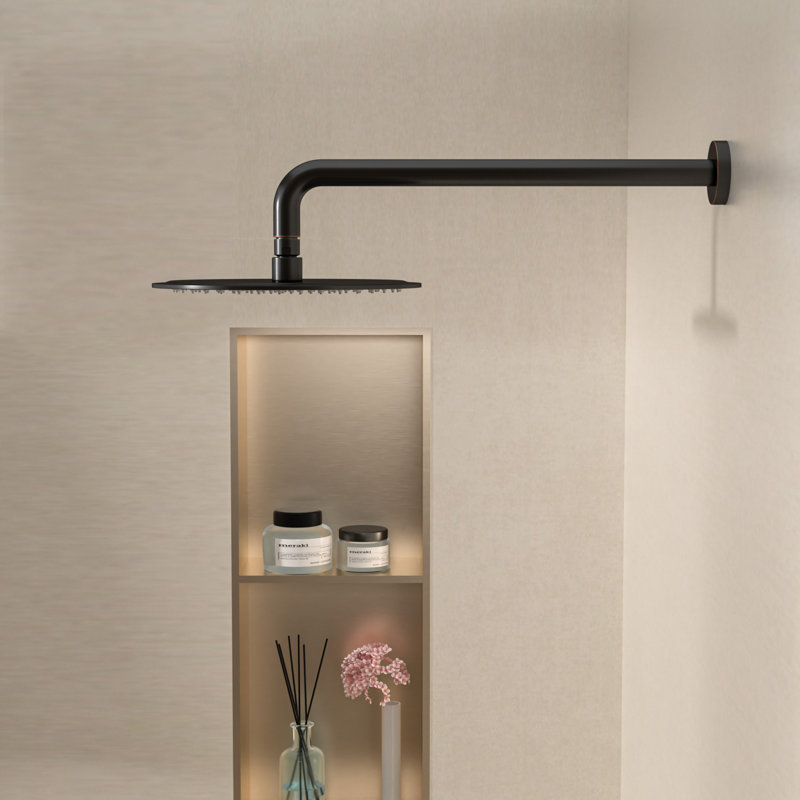 16" Oil Rubbed Bronze Wall Mounted Shower Arm