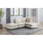 Linen Upholstered Modular Sectional With Metal Legs-201946788