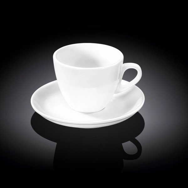 Fine Porcelain Olivia Collection Tea Cup And Saucer 300ml