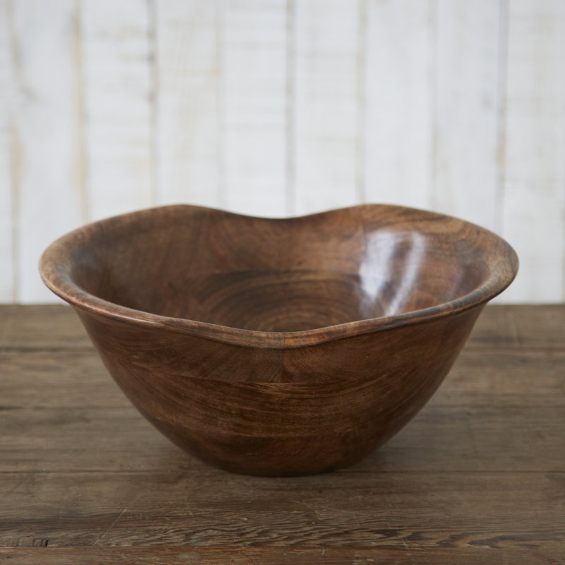 Natural Mango Wood Fruit Bowl